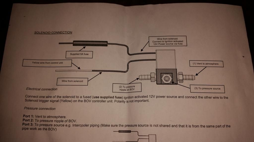 Turbosmart bov with boost controller wiring Cummins Diesel Forum